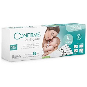 Teste de Fertilidade Feminino Confirme (com 5 unidades)