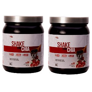Kit 2uni Shake com Chia Morango 400g - Clinic Mais