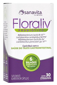 Floraliv Probiótico 30 cáps - Sanavita