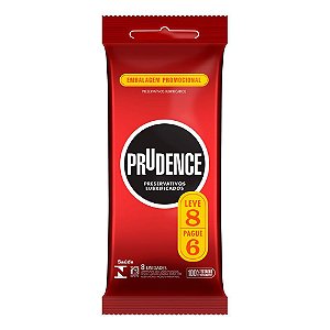 Preservativo Lubrificado Clássico 8uni - Prudence