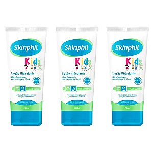 Kit 3uni Skinphil Kids Loção Hidratante 200ml - Cimed