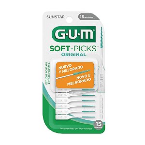 Soft Picks com 15 (Palito Interdental de Borracha) - Gum