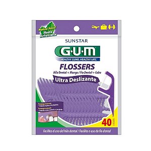 Flosser Ultra Deslizantes com 40 - Gum