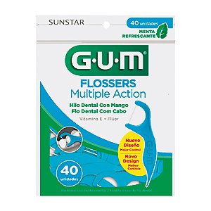 Flosser Multipla Ação com 40 - Gum