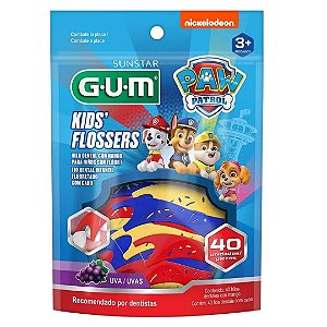 Flosser Infantil Patrulha Canina com 40 - Gum