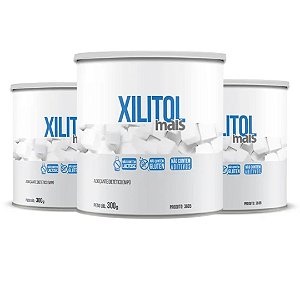 Kit 3uni Xilitol Mais Pote 300g - Clinic Mais
