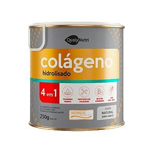 Colageno Hidrol.Verisol 4X1 250g Natural - Qualynutri
