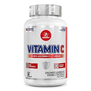 Vitamina C 1000mg 30 cáps - Midway