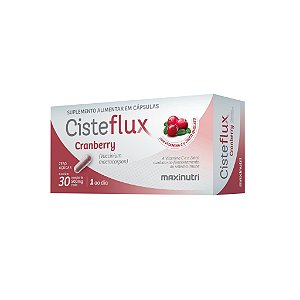 Cisteflux Cranberry 30 cáps - Maxinutri