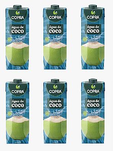 Kit 6uni Água de Coco 1L - Copra