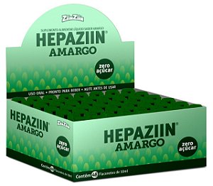 Hepazin Amargo Zero Açúcar 48uni de 10ml cada - Ziinziin