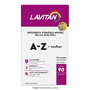 Lavitan A-Z Mulher 90 cáps - Cimed