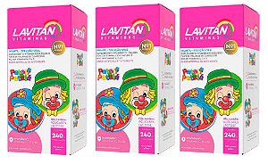 Kit 3uni Lavitan Vitaminas Infantil 60 cáps - Cimed