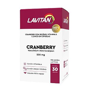 Lavitan Cranberry 30 cáps - Cimed