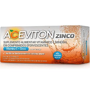 Aceviton Zinco + Vit C 10 comp. efervescentes - Cimed