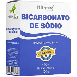 Bicarbonato Sódio 100g Cx - Multinature