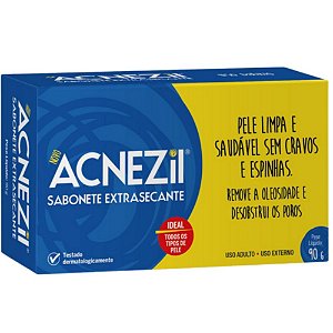 Acnezil Sabonete Extrassecante 90g - Cimed