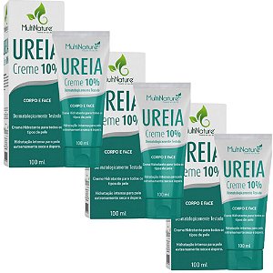 Kit 3uni Uréia 10% Creme 100ml - Multinature