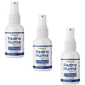 Kit 3uni Pedra Hume 30ml Spray - Multinature