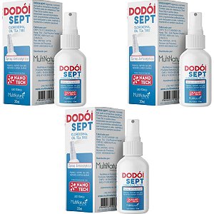 Kit 3uni Dodoi Sept 30ml Spray - Multinature
