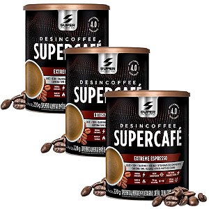 Kit c/ 3uni Desincoffee Supercafé 220g Extreme Espresso - Desinchá