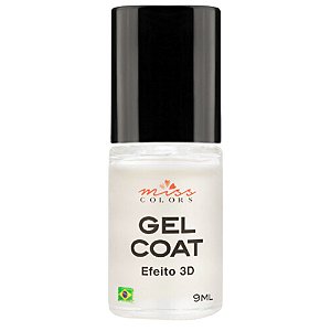 Gel Coat Efeito 3D 9ml - Miss Colors