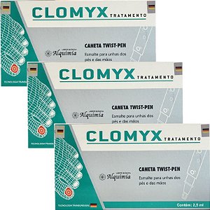 Kit 3uni Clomyx 2,5ml - Alquimia
