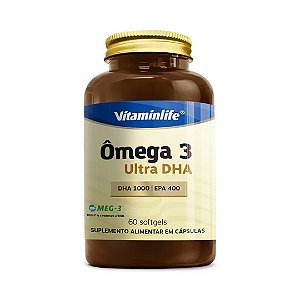 Ômega 3 Ultra DHA 60 cáps - Vitaminlife