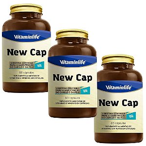 Kit 3uni New Cap 60 cáps - Vitaminlife