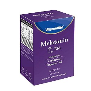 Melatonin P.M 60 cáps - Vitaminlife