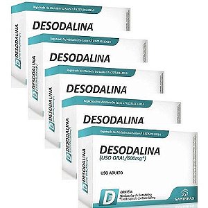 5x Desodalina 600mg (5x60 caps) - Sanibrás