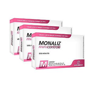 3x Monaliz Meu Controle (3x 30 comprimidos) - Sanibrás