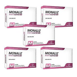 5x Monaliz Meu Controle (5x 30 comprimidos) - Sanibrás