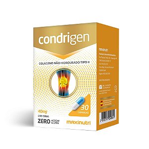 Condrigen (Colágeno Tipo II) 40mg 30 cápsulas - MaxiNutri