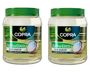 Kit 2x Óleo de Coco sem sabor (2x 1000ml) - Copra