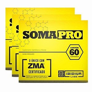 Kit 3x Soma Pro (3x 60 comprimidos) - Iridium Labs