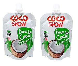 Óleo de Coco Extravirgem (2x70ml) pouch Coco Show - Copra