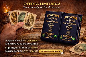 BARALHO do Bicentenário da Independência do Brasil (KIT COM PAR) - FRETE GRÁTIS
