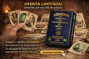 Baralho do Bicentenário da Independência do Brasil (1 UN) - FRETE GRÁTIS - Edição Limitada