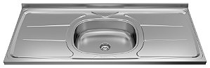 Cuba Pia Inox Cozinha N2 56x35cm Prof. 14cm - Polida - Armazém Decora