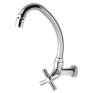 Torneira Cozinha 1168 C37 Orion Parede Bica Movel 1/4 Volta Cromado Esteves