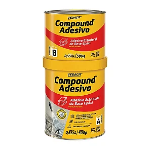 Adesivo Compound Fluido A+B 1Kg Vedacit