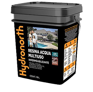 Resina Acrilica Acqua Balde 18L Cerâmica Telha Hydronorth