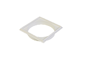 Porta Grelha Quadrada 10 cm Branco N58 Krona