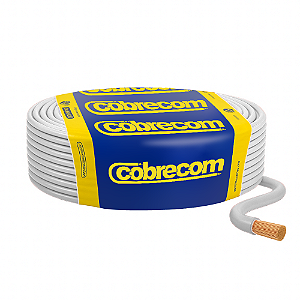 Cabo Flexicom 6.0mm Branco 50mt Cobrecom