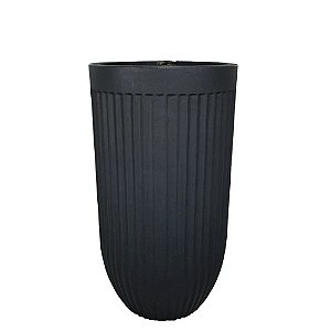 Vaso Plastico Atenas Cilindrico 33 Chumbo Japi