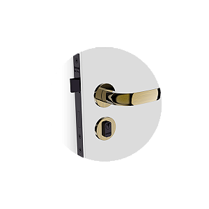 Fechadura Icaro Roseta 22 Py53 Antique Bass Externa (B40Xe53) Soprano