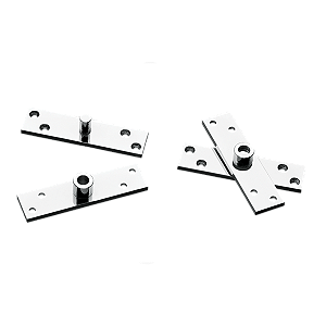 Dobradiça Pivotante Com Esfera 150Kg Cromado Soprano