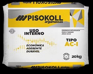 Argamassa uso Interno 20Kg ACI Cinza Pisokoll