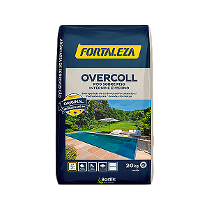 Argamassa Overcoll Piso Sobre Piso Externo 20Kg Branco Fortaleza
